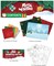 Christmas Craft for Children,Christmas Foil Fun Art Kit for Children Ages 4 to 8,Christmas No Mess DIY Artistic Activity